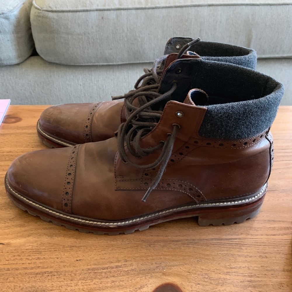 Johnson and Murphy 1850 cap toe boot